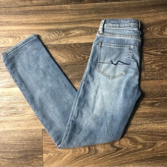 7 For All Mankind Light Blue Slimmy Jeans Size 14 - Picture 1 of 7